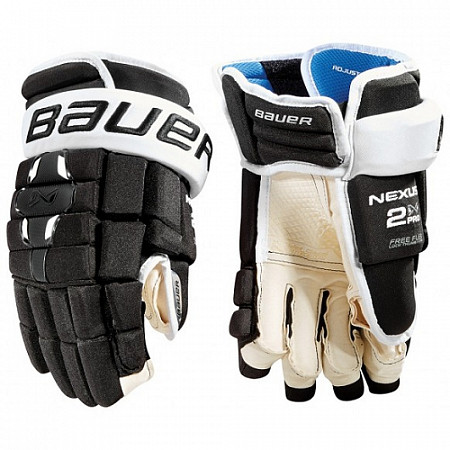 Перчатки хоккейные Bauer Nexus S18 2N Pro Sr Black/White