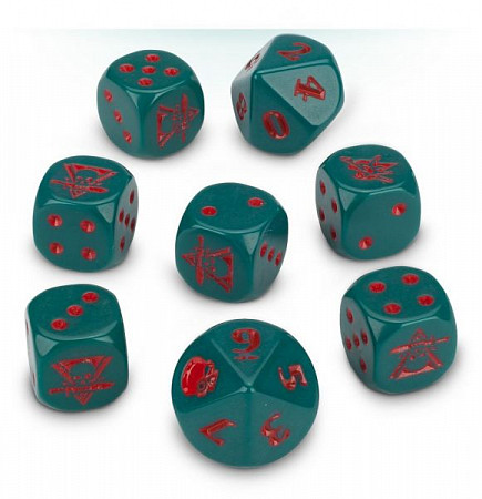 Набор кубов Games Workshop Warhammer Kill Team: Drukhari Dice 102-17