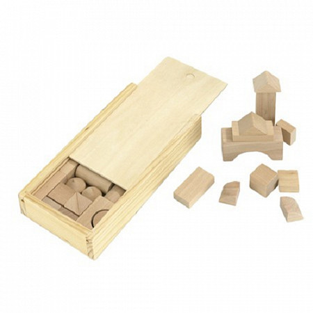 На картинке изображен Кубики деревянные в коробке Zabawkarstwo 004265 Кубики деревянные в коробке Zabawkarstwo 004265