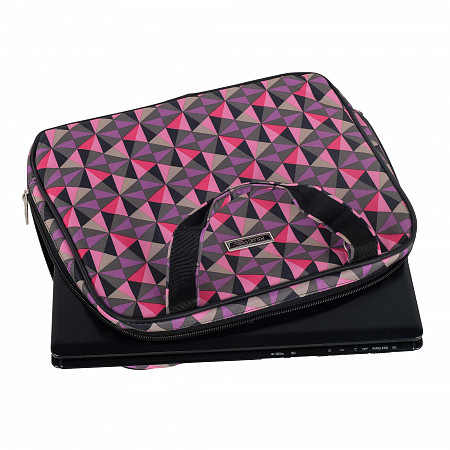 На картинке изображен Сумка-папка Polar П7118 Geometry pink Сумка-папка Polar П7118 Geometry pink