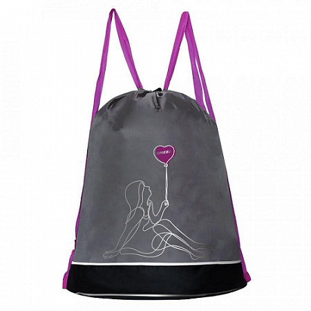 Мешок для обуви GRIZZLY OM-10-2 /2 grey