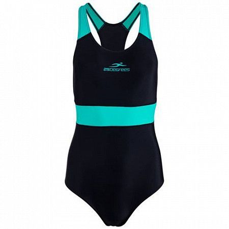 На картинке изображен Купальник для плавания 25Degrees Triumph Black/Green 25D21-003-A полиамид Купальник для плавания 25Degrees Triumph Black/Green 25D21-003-A полиамид