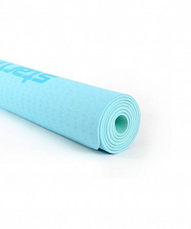 Коврик для йоги и фитнеса Starfit Core FM-201 TPE blue pastel/mint (173х61х0,5)