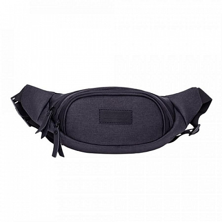 На картинке изображен Поясная сумка GRIZZLY MM-911-31 /1 black Поясная сумка GRIZZLY MM-911-31 /1 black