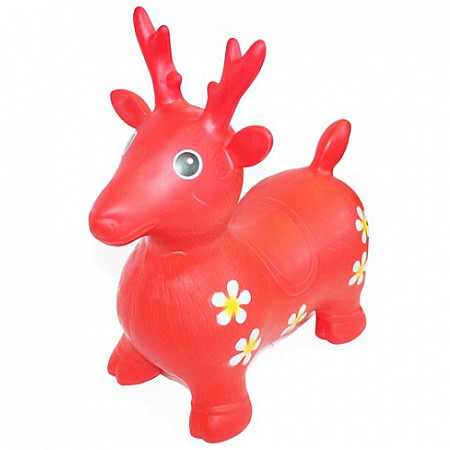 На картинке изображен Игрушка детская оленёнок Bradex Попрыгунчик DE 0023 Игрушка детская оленёнок Bradex Попрыгунчик DE 0023