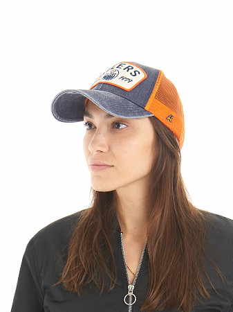 Бейсболка Atributika&Club NHL Edmonton Oilers 31209 grey/orange