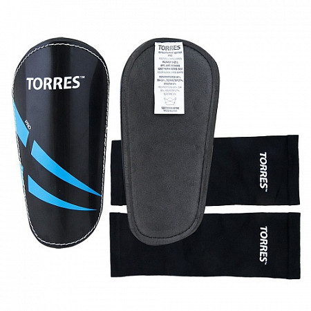 Щитки футбольные Torres Pro Без голеностопа FS1608 Black/Blue