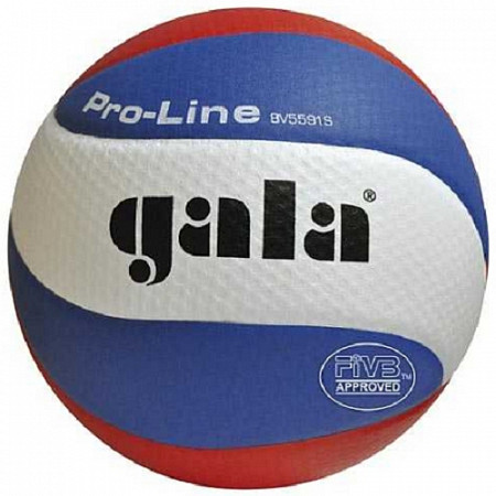 На картинке изображен Мяч для волейбола Gala Pro-line Fivb blue/white/red BV5591SA Мяч для волейбола Gala Pro-line Fivb blue/white/red BV5591SA