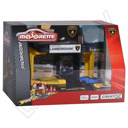 Игровой набор Majorette Creatix Showroom Lamborghini + 1 машинка (21 205 0024)