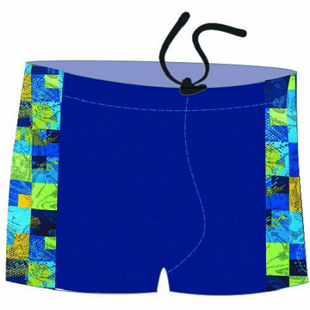 Плавки-шорты детские для бассейна принт вставками BB 9 12