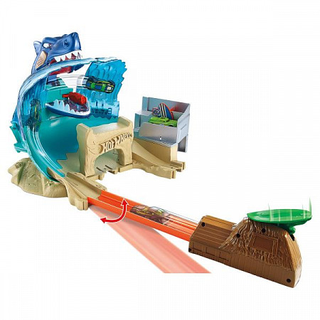 Игровой набор Hot Wheels City Схватка с акулой (FNB21)