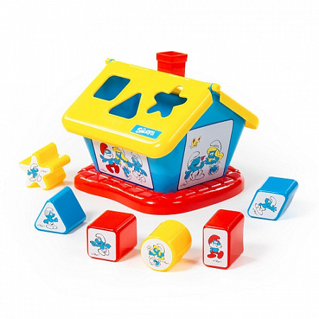 Логический Домик Полесье Смурфики с 6 кубиками №3 64431