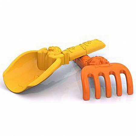 Набор Нордпласт для песка № 76 (совочек + грабли) 176 Р41998