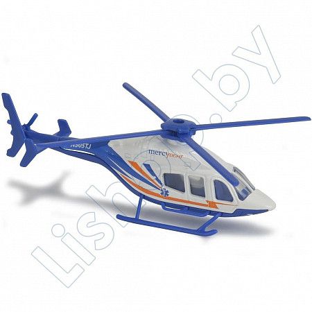 Вертолет Majorette Helicopter EC 145 (212053130) white/blue