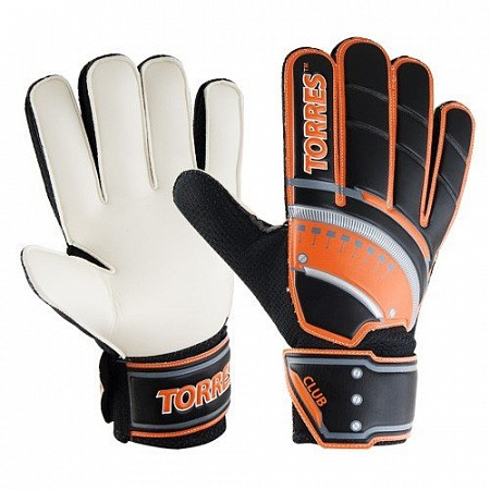 Перчатки вратарские Torres Club FG05079 black-orange