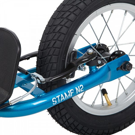 Самокат внедорожный Novatrack Stamp N2 12" 12STAMPN2.BL20 blue