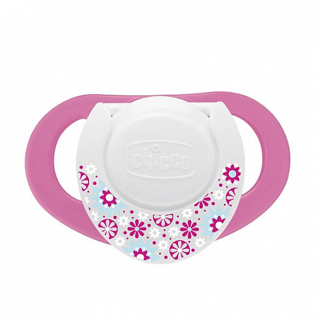 Пустышка силиконовая Chicco Physio Compact Нежость 6-12 мес 2 шт 00074833110000