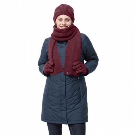 На картинке изображен Перчатки мужские Jack Wolfskin Milton Glove fall red Перчатки мужские Jack Wolfskin Milton Glove fall red