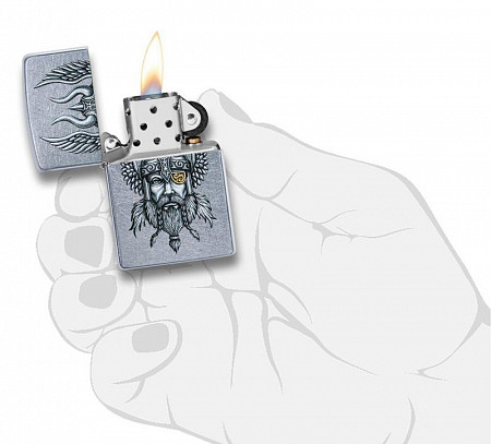 Зажигалка Zippo Viking Warrior Design 29871