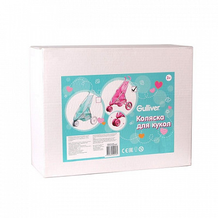На картинке изображен Коляска прогулочная Gulliver мятная (поворотные передние колеса) 22-12042-1 Коляска прогулочная Gulliver мятная (поворотные передние колеса) 22-12042-1