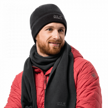 Шапка мужская Jack Wolfskin Vertigo Cap black 1901811-6001561