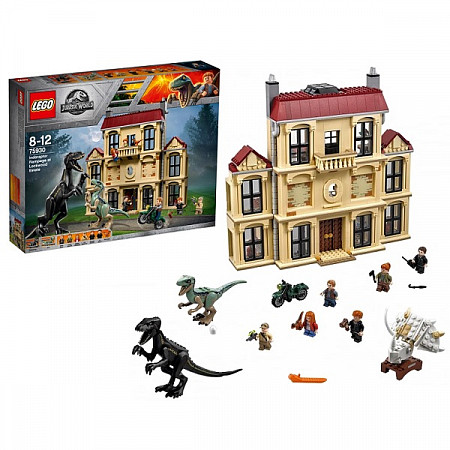 Конструктор LEGO Jurassic World Нападение индораптора в поместье Локвуд 75930
