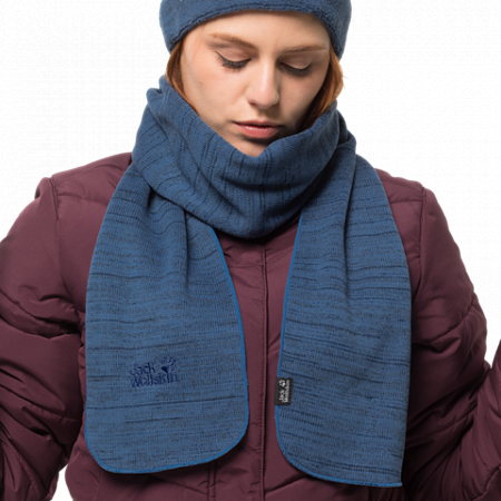 Шарф Jack Wolfskin Aquila Scarf ocean wave 1906661-1588