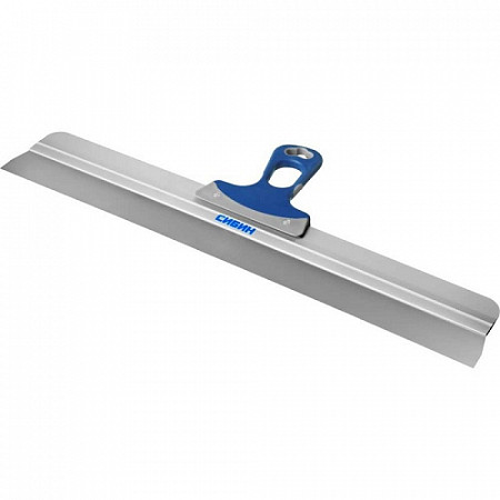 Шпатель нерж. фасад. Зубр двухкомп. рук. Сибин 600 мм 10085-60