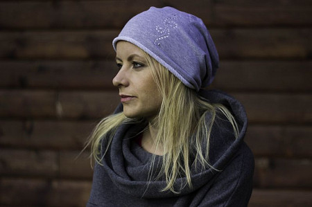 На картинке изображен Шапка женская SportCool Трикотаж 276/2 Grey Шапка женская SportCool Трикотаж 276/2 Grey