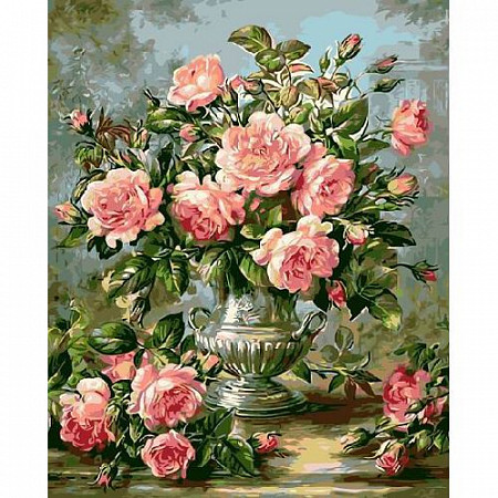 Картина по номерам Picasso Букет розовых роз PC5065065