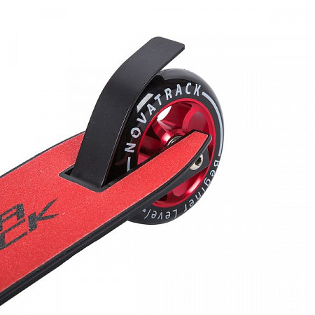 Самокат Novatrack Wolf El 100A.WOLF.BRD9 Black/Red