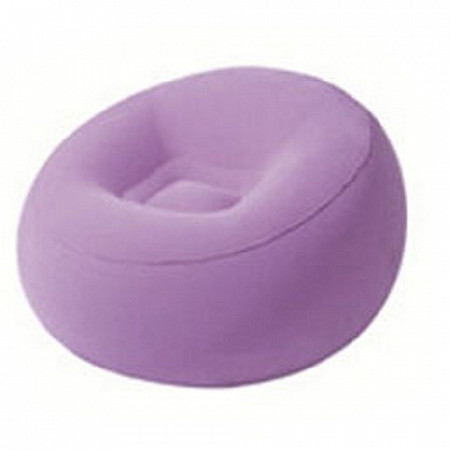 На картинке изображен Надувное кресло BestWay Inflate-A-Chair 75052 purple Надувное кресло BestWay Inflate-A-Chair 75052 purple