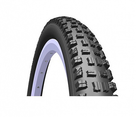 На картинке изображен Велопокрышка Rubena Mitas TS 65-559 (26"x2,55) R02 Highlander (Sport Max) 510952381041 Велопокрышка Rubena Mitas TS 65-559 (26"x2,55) R02 Highlander (Sport Max) 510952381041