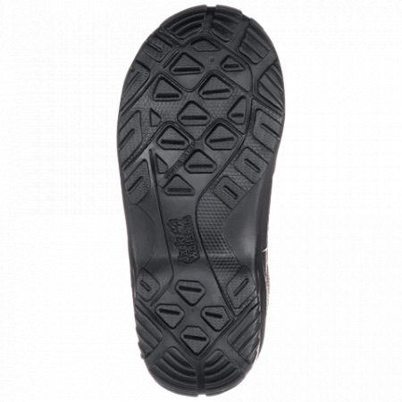 На картинке изображен Сапоги детские Jack Wolfskin Iceland Texapore High K black / red Сапоги детские Jack Wolfskin Iceland Texapore High K black / red