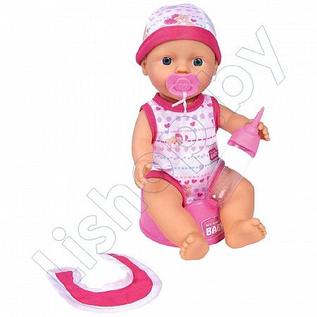На картинке изображен Кукла Simba New Born Baby 30 см. (105037800) pink Кукла Simba New Born Baby 30 см. (105037800) pink