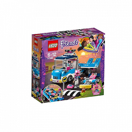 На картинке изображен Конструктор LEGO Friends Грузовик техобслуживания 41348 Конструктор LEGO Friends Грузовик техобслуживания 41348
