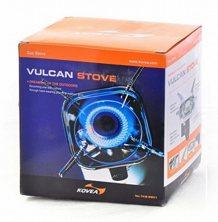 На картинке изображен Горелка газовая Kovea Vulcan Stove TKB-8901 Горелка газовая Kovea Vulcan Stove TKB-8901
