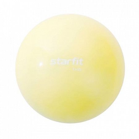 Медбол Starfit Core GB-703 1 кг yellow pastel