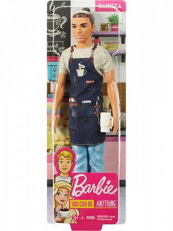 Кукла Barbie Кен Бариста FXP01 FXP03