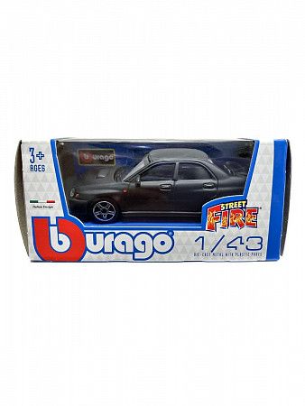 Машинка Bburago 1:43 Subaru Impreza WRX STI (18-30000/18-30109) black