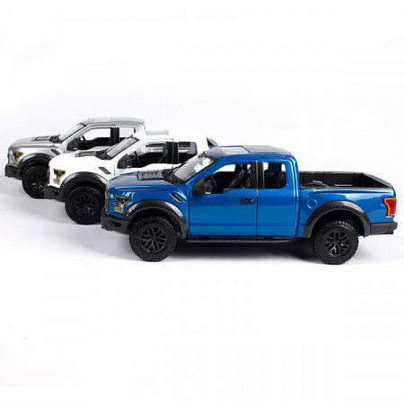 На картинке изображен Масштабная модель автомобиля Maisto 1:24 Форд F-150 Раптор (2017) (31266) Масштабная модель автомобиля Maisto 1:24 Форд F-150 Раптор (2017) (31266)