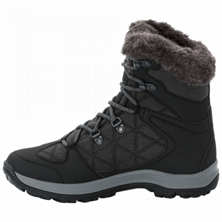 На картинке изображен Ботинки женские Jack Wolfskin Thunder Bay Texapore Mid W phantom / grey Ботинки женские Jack Wolfskin Thunder Bay Texapore Mid W phantom / grey