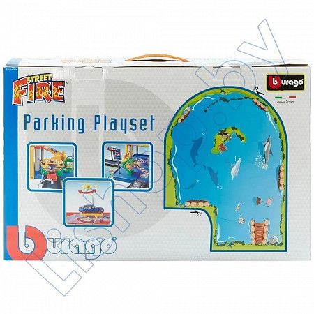 Игровой набор Bburago Street Fire Паркинг 3-х уровневый Parking Playset (18-30025)