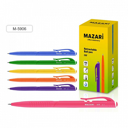 Авторучка шариковая Mazari Ivy М-5906 blue