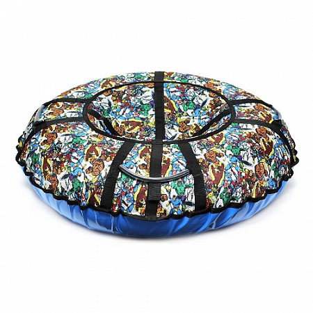 Тюбинг Triumf Active Люкс Pro Супер герои 100см во4586-4 blue/multicolour