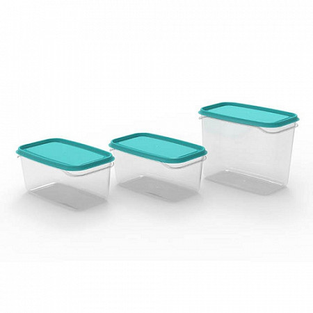 Набор контейнеров для заморозки Berossi Frost ИК75837000 3 шт. turquoise 