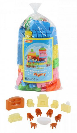 Конструктор Полесье Малютка 107 элементов 49384