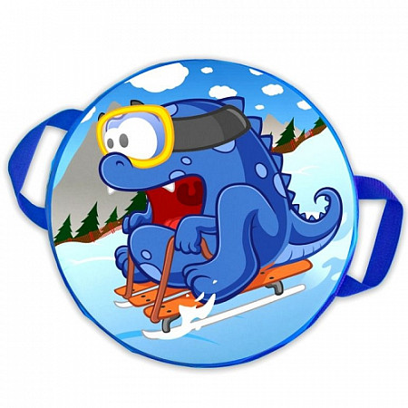 Ледянка мягкая Combosport Дракон на санках d45 см