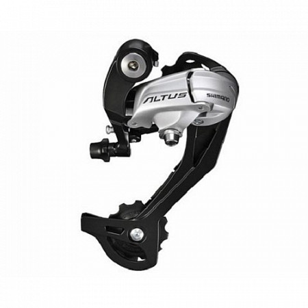 На картинке изображен Переключатель задний Shimano Altus M370 SGS 9 скоростей ERDM370SGSS Переключатель задний Shimano Altus M370 SGS 9 скоростей ERDM370SGSS