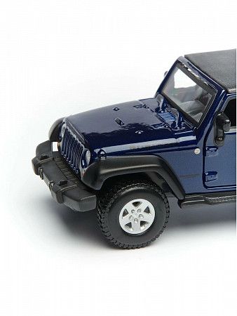 Коллекционная машина Bburago Jeep Wrangler Unlimited Rubicon (18-43012) blue